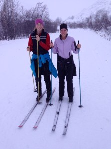 Already working on Non-Resolutions #1 and 4. Hannah (at left) is exponentially cooler than me, not to mention a much better skier, but she has graciously put all that aside to be my friend anyway. As you can see, I am thrilled.