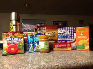 Am I proud that my freezer is full of Smuckers Uncrustables? Of course not. Will eating those be easier than thawing out the three key ingredients of a PB&J each morning? Priorities, people. (P.S. The thermos will be filled with hot chocolate of the FULL FAT variety. Oh so delicious.)