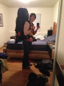 It doesn't sound like very much fun to carry an 84-pound backpack, and guess what? It isn't.