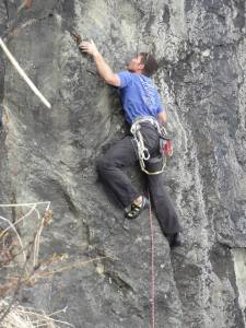 Clif, sandbagger extraordinaire. "I don't think this is a 5.8..."