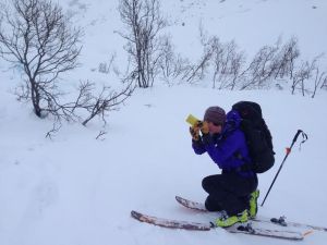 For me, the siren call of fresh snow includes an opportunity to measure runout angles, eliciting frequent eyerolls from my ski partners. 