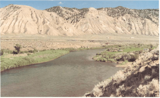 The Upper C and surrounding area. (Photo courtesy of BLM-Kremmling Field Office.)